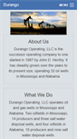 Mobile Screenshot of durangooperating.com